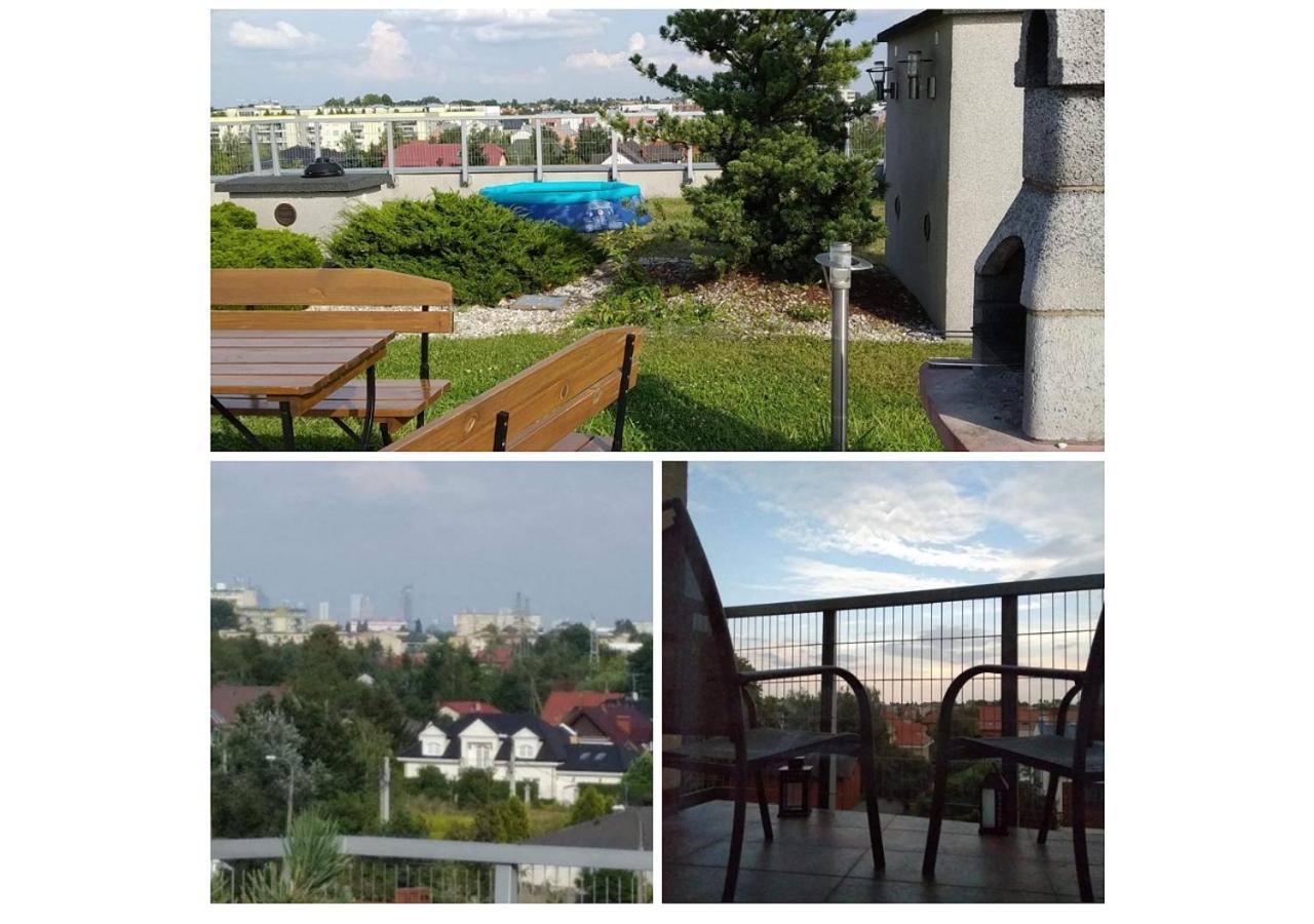 Sunny Penthouse With Roof Gardens Overlooking The Warsaw Palace Of Culture Pruszków Exterior foto